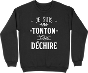 Pull homme un tonton qui déchire 2