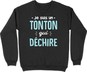 Pull homme un tonton qui déchire