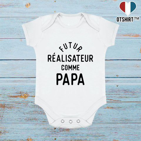 Body bébé Futur réalisateur comme papa
