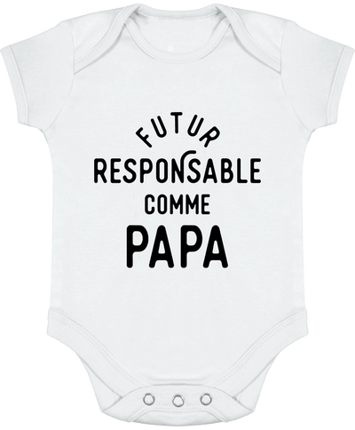 Body bébé Futur responsable comme papa