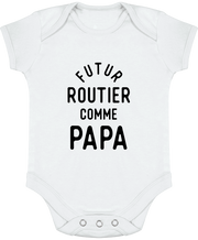 Body bébé Futur routier comme papa