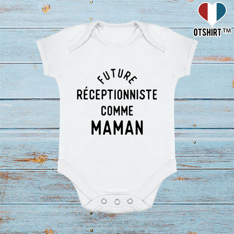 Body bébé Future réceptionniste comme maman