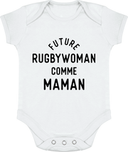 Body bébé Future rugbywoman comme maman