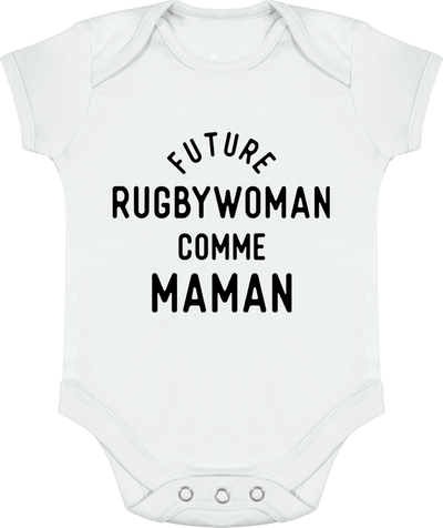 Body bébé Future rugbywoman comme maman