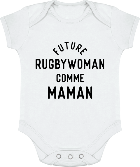 Body bébé Future rugbywoman comme maman