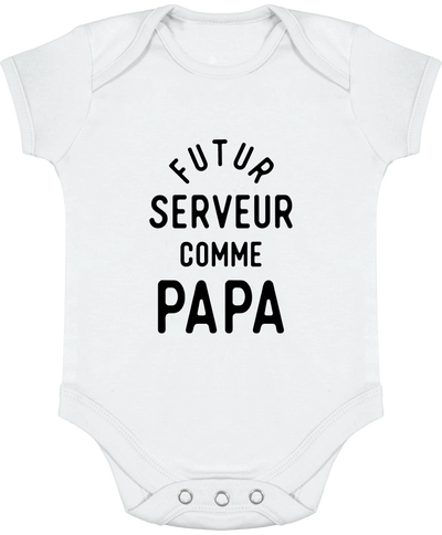 Body bébé Futur serveur comme papa