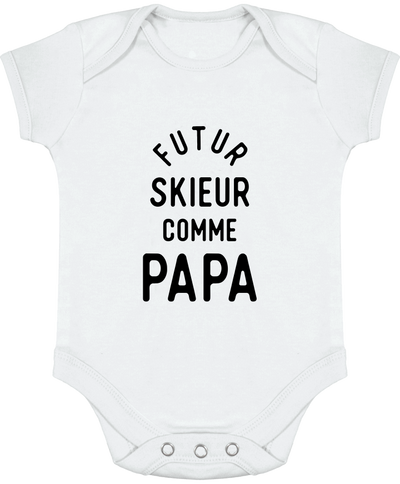 Body bébé Futur skieur comme papa