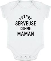 Body bébé Future serveuse comme maman