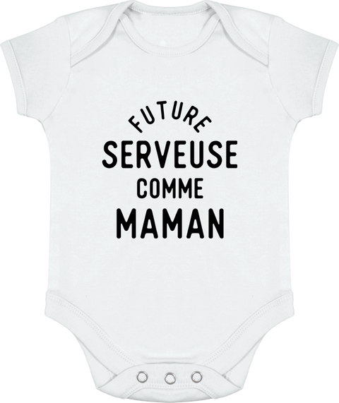 Body bébé Future serveuse comme maman