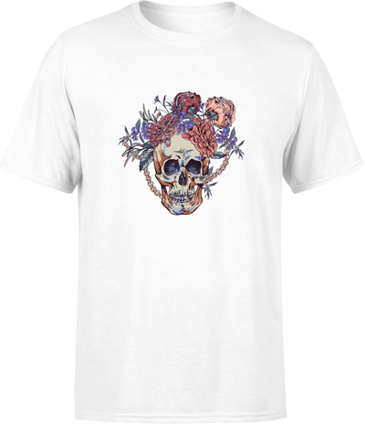T shirt homme skull color
