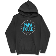 Sweat à capuche homme authentique papa poule