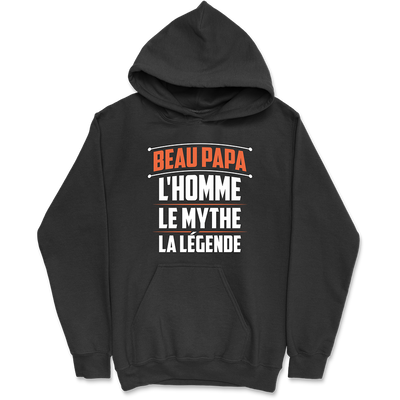 Sweat à capuche homme beau papa la légende 3