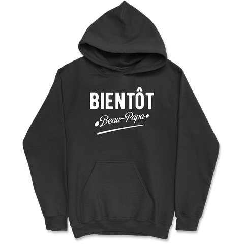 Sweat à capuche homme bientôt beau-papa