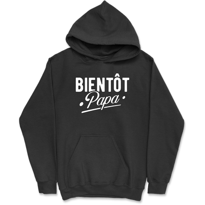 Sweat à capuche homme bientôt papa