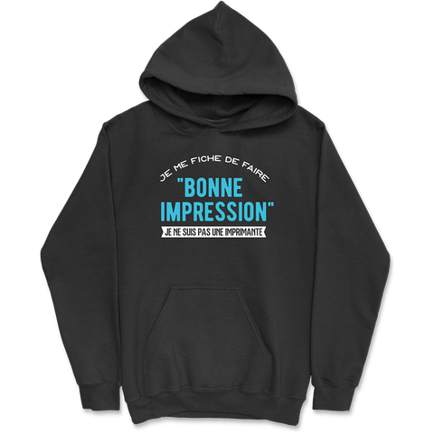 Sweat à capuche homme bonne impression