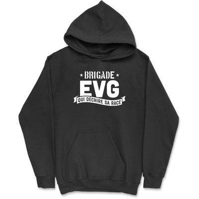 Sweat à capuche homme brigade evg