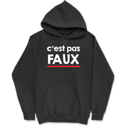 Sweat à capuche homme c'est pas faux
