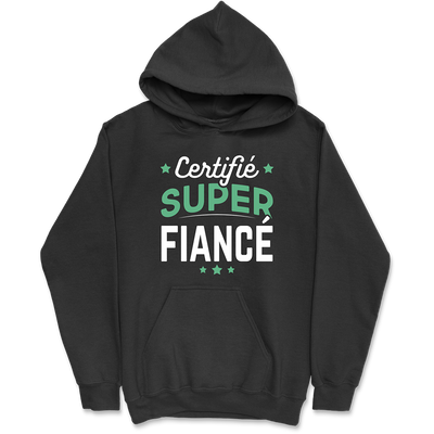 Sweat à capuche homme certifié super fiancé