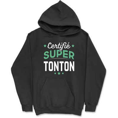 Sweat à capuche homme certifié super tonton