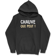 Sweat à capuche homme chauve qui peut