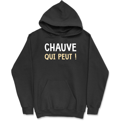 Sweat à capuche homme chauve qui peut