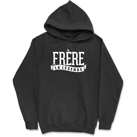 Sweat à capuche homme frère la légende