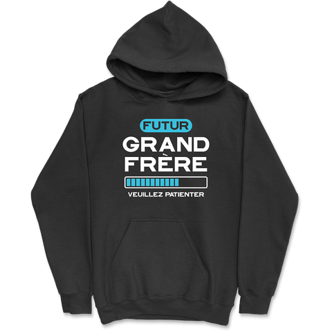 Sweat à capuche homme futur grand frère