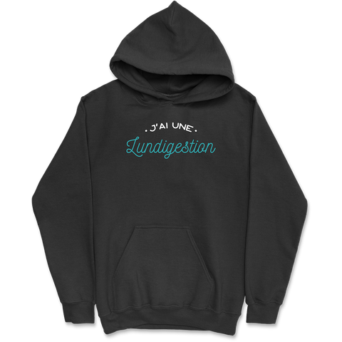 Sweat à capuche homme j'ai une lundigestion