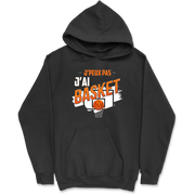 Sweat à capuche homme j'peux pas j'ai basket