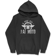 Sweat à capuche homme j'peux pas j'ai moto 2