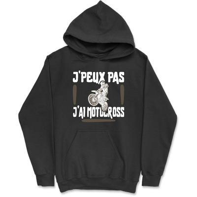 Sweat à capuche homme j'peux pas j'ai motocross