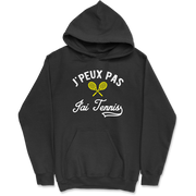 Sweat à capuche homme j'peux pas j'ai tennis