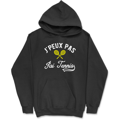 Sweat à capuche homme j'peux pas j'ai tennis