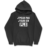 Sweat à capuche homme je suis en pls