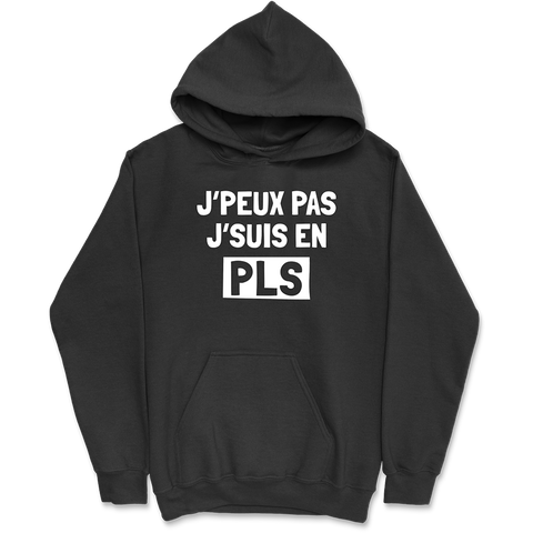 Sweat à capuche homme je suis en pls