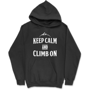 Sweat à capuche homme keep calm escalade