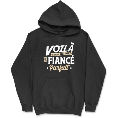 Sweat à capuche homme le fiancé parfait