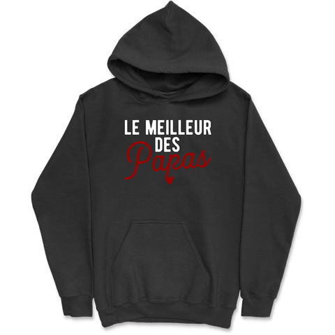 Sweat à capuche homme le meilleur des papas