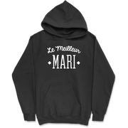 Sweat à capuche homme le meilleur mari 2