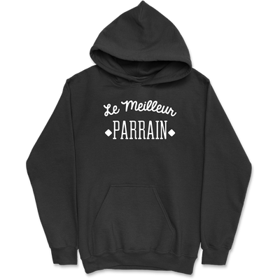 Sweat à capuche homme le meilleur parrain