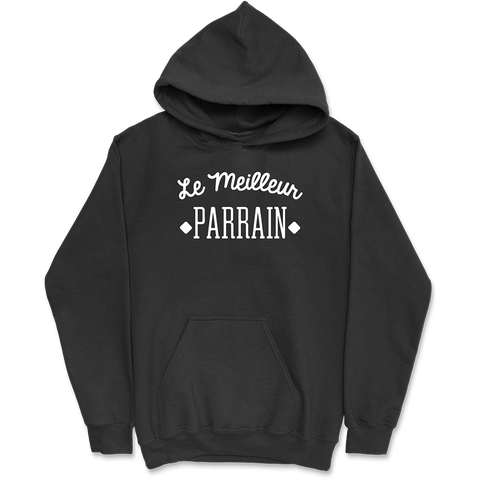 Sweat à capuche homme le meilleur parrain