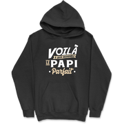 Sweat à capuche homme le papi parfait