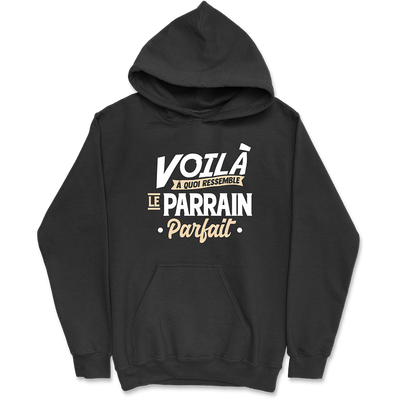 Sweat à capuche homme le parrain parfait