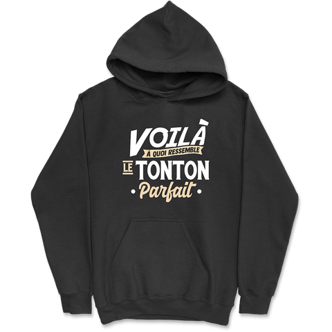 Sweat à capuche homme le tonton parfait