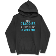 Sweat à capuche homme les calories du week end