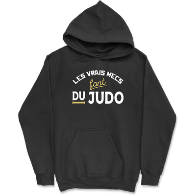 Sweat à capuche homme les mecs font du judo