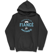 Sweat à capuche homme meilleur fiancé du monde