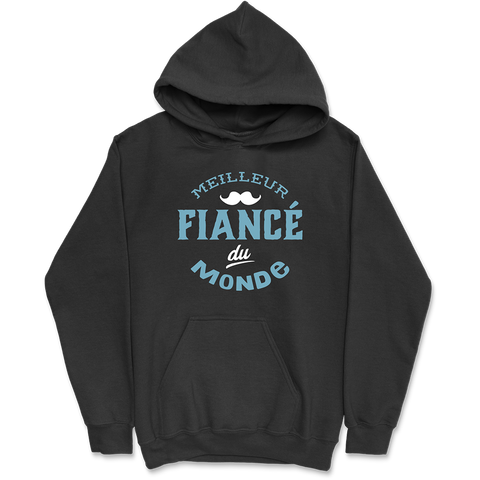 Sweat à capuche homme meilleur fiancé du monde
