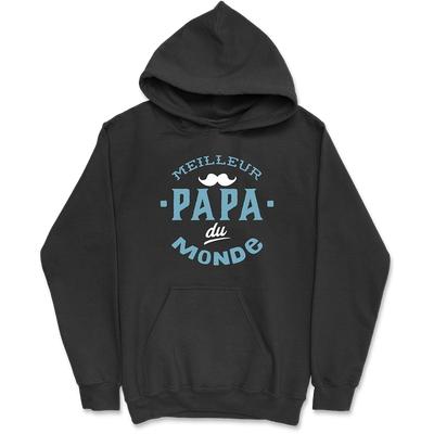 Sweat à capuche homme meilleur papa du monde