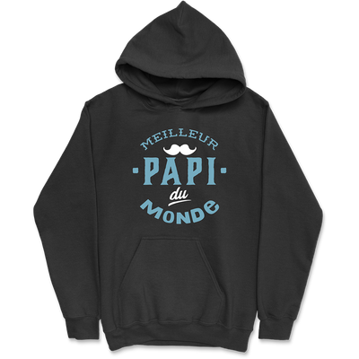 Sweat à capuche homme meilleur papi du monde